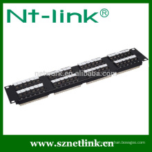 Prix ​​d&#39;usine 48 port utp cat5e patch panel